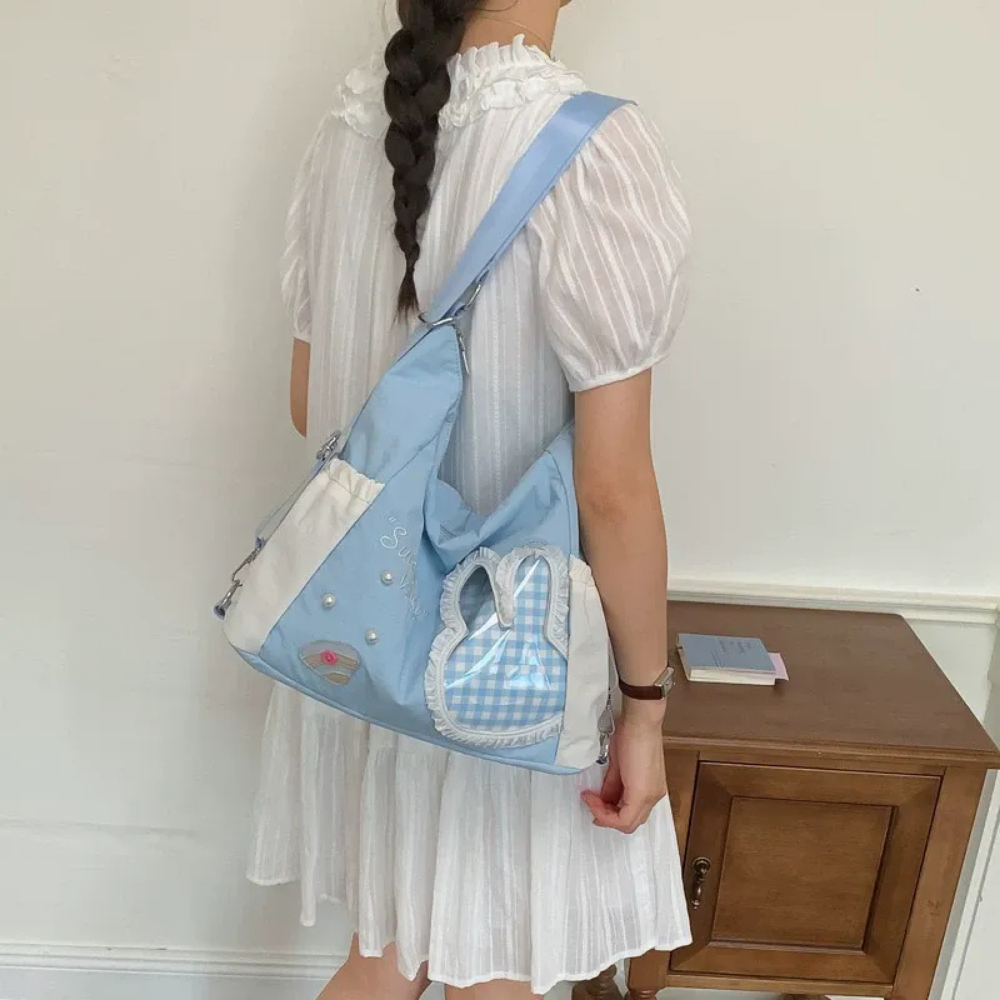 Lusette Bunny Patch Shoulder Bag