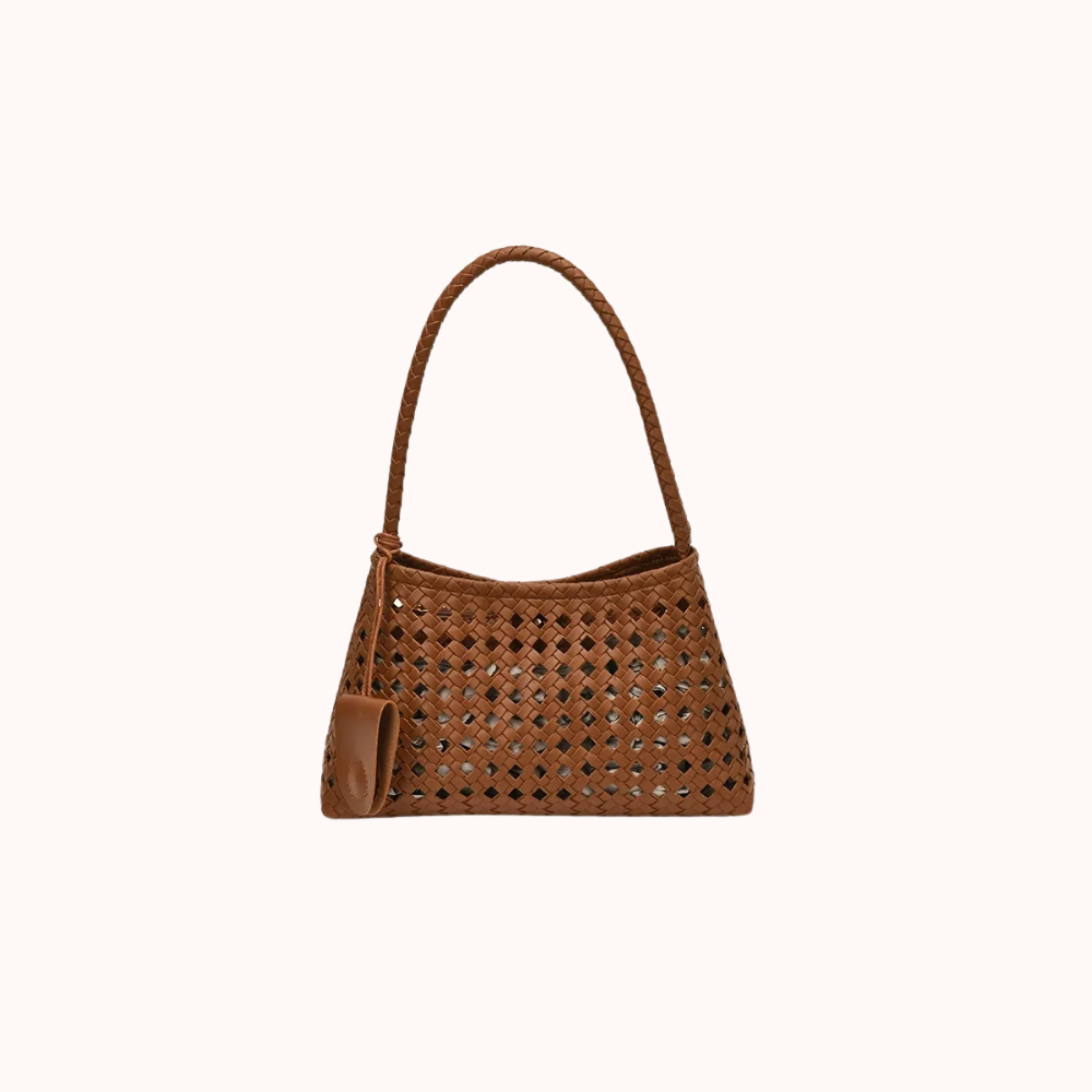 Tesoria Woven Shoulder Bag
