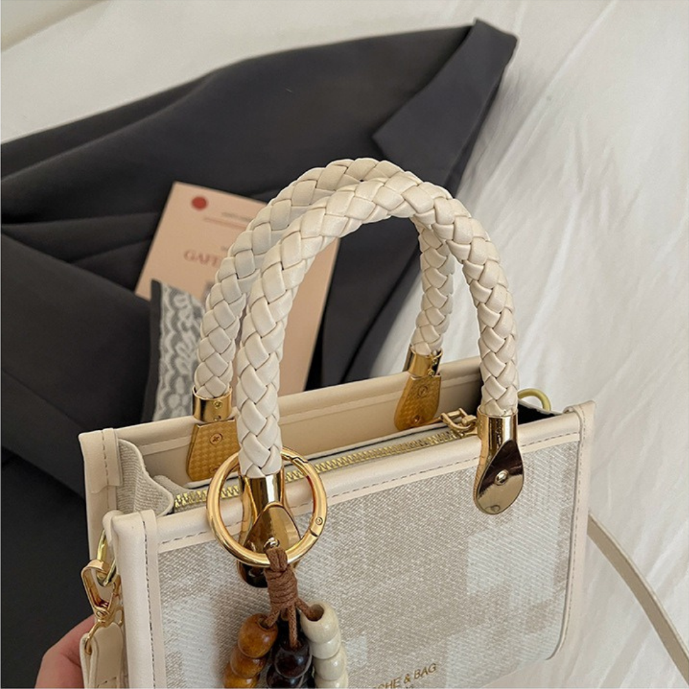 Capucine Braided Handle Mini Handbag