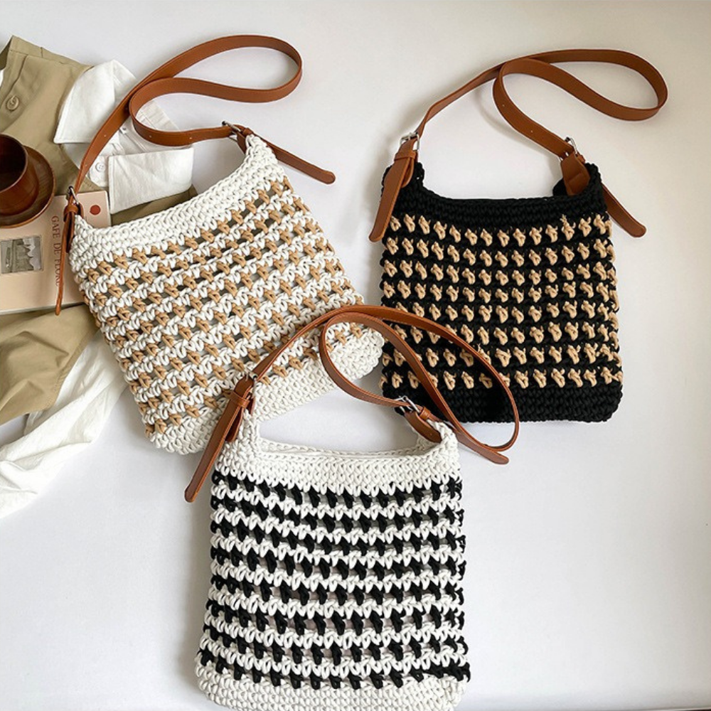 Briselia Woven Shoulder Bag