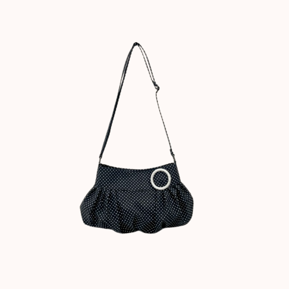 Taviola Polka Dot Shoulder Bag