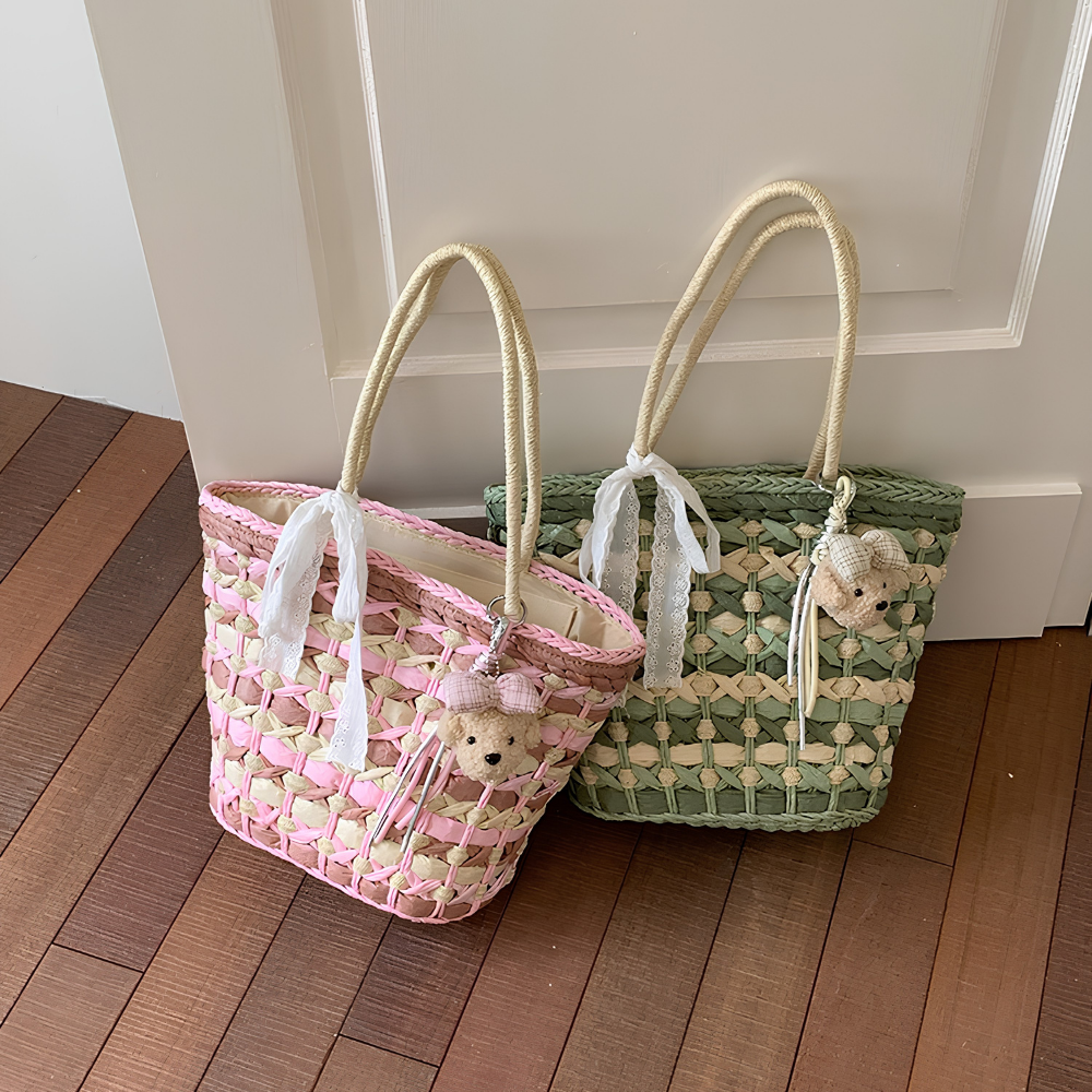 Sylka Woven Tote Bag