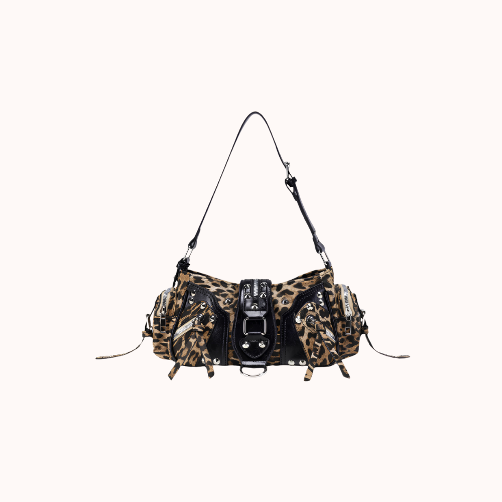Fauvine Leopard Shoulder Bag