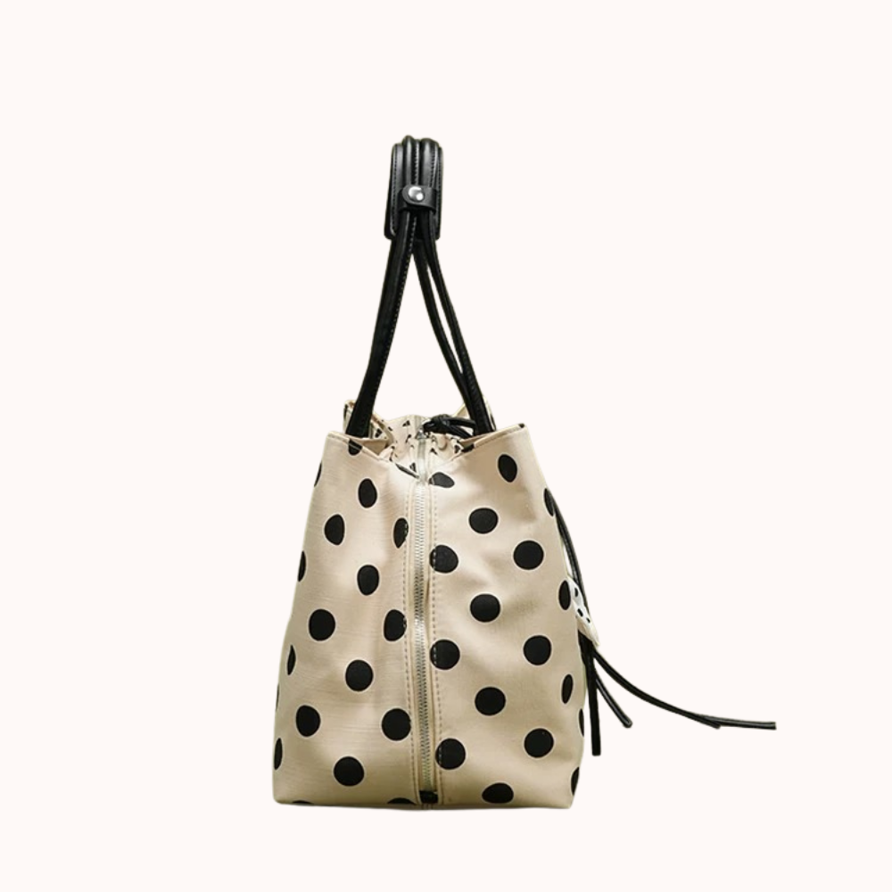 Perlina Polka Dot Tote Bag