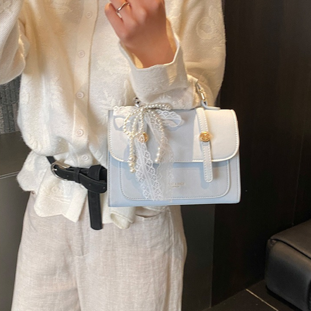Vessara Top Handle Flap Bag