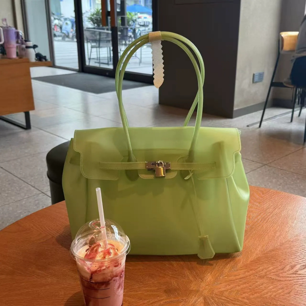 Petalune Lock Tote Bag