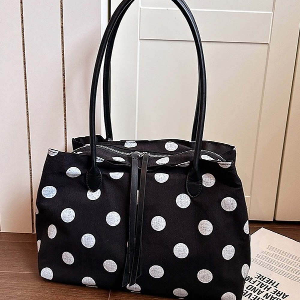 Perlina Polka Dot Tote Bag