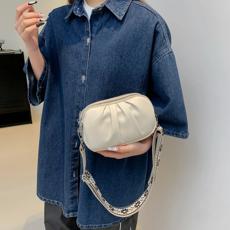Saméria Vegan Leather Crossbody Bag