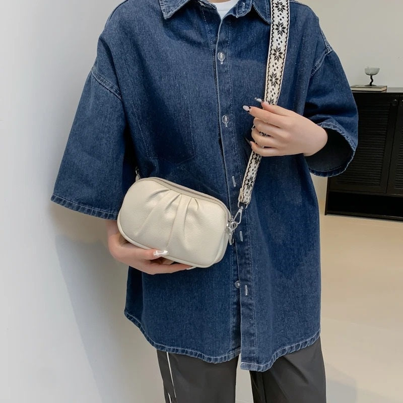Saméria Vegan Leather Crossbody Bag