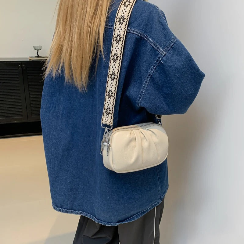 Saméria Vegan Leather Crossbody Bag