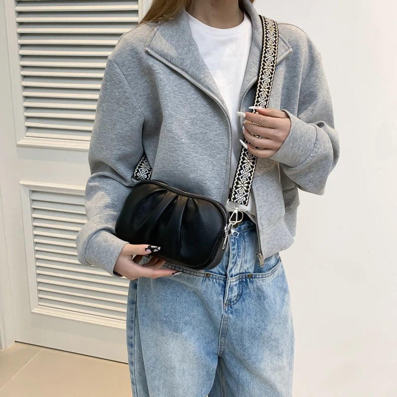 Saméria Vegan Leather Crossbody Bag