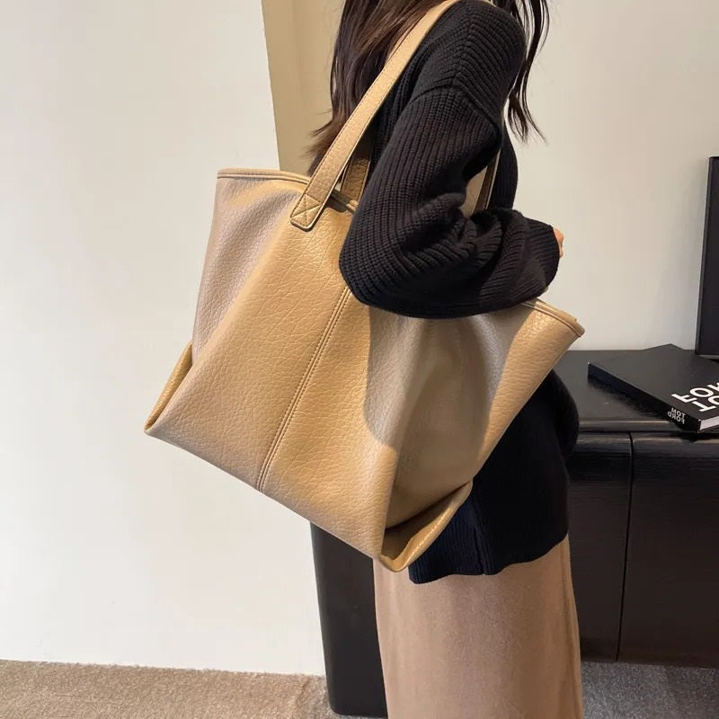 Manya Vegan Leather Tote Bag