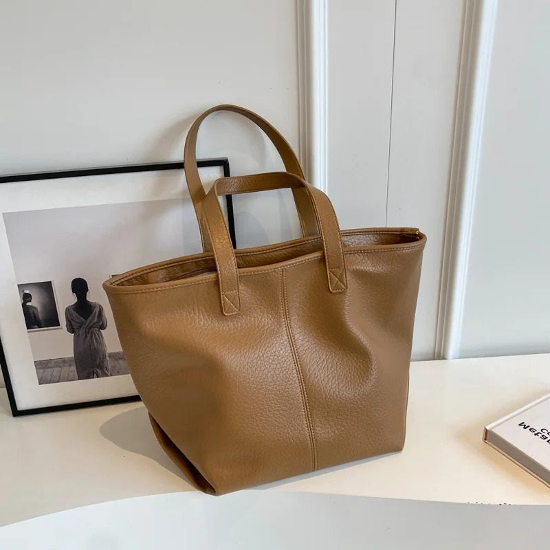 Manya Vegan Leather Tote Bag
