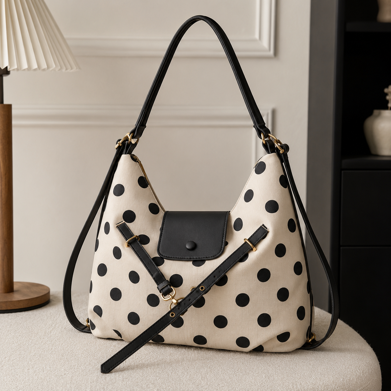 Dottara Polka Dot Shoulder Bag
