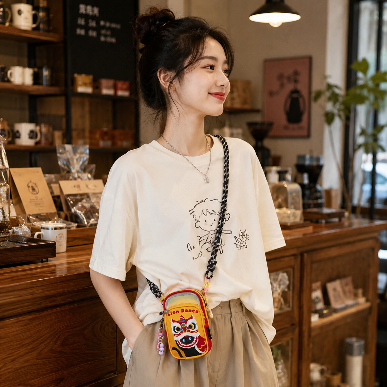 Kivoria Cartoon Mini Phone Bag