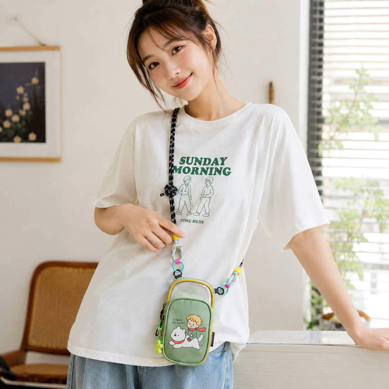 Kivoria Cartoon Mini Phone Bag