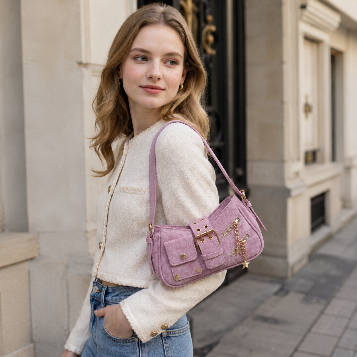 Bellara Star Pocket Shoulder Bag