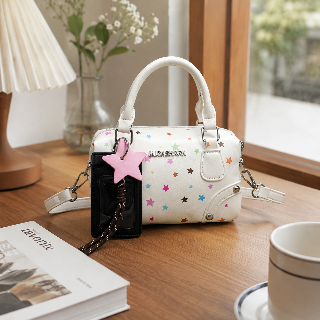 Sidera Star Print Mini Handbag