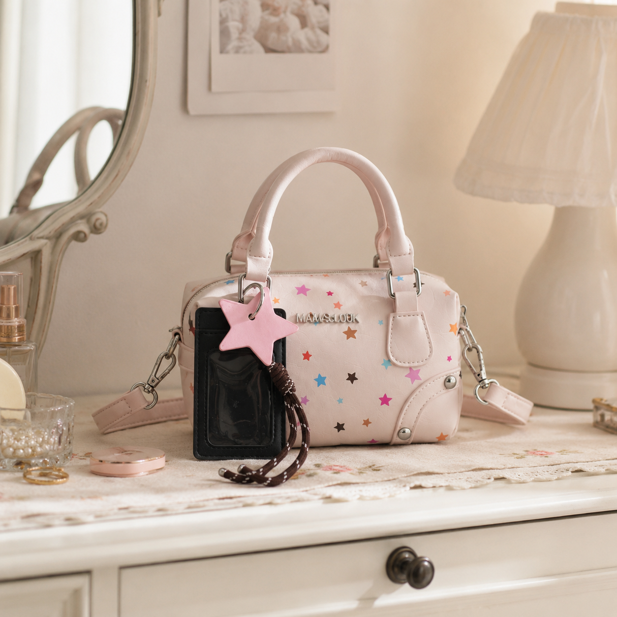 Sidera Star Print Mini Handbag