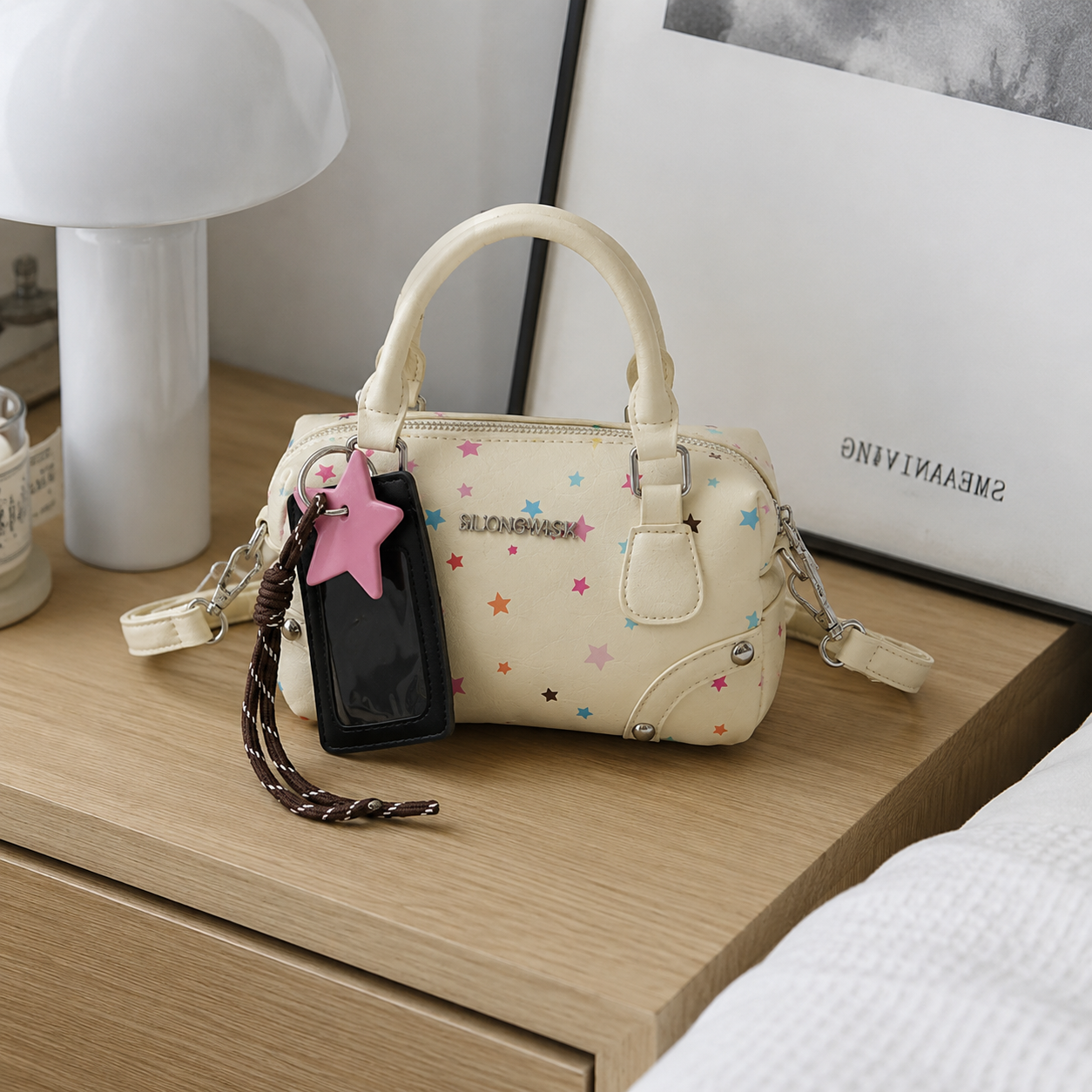 Sidera Star Print Mini Handbag