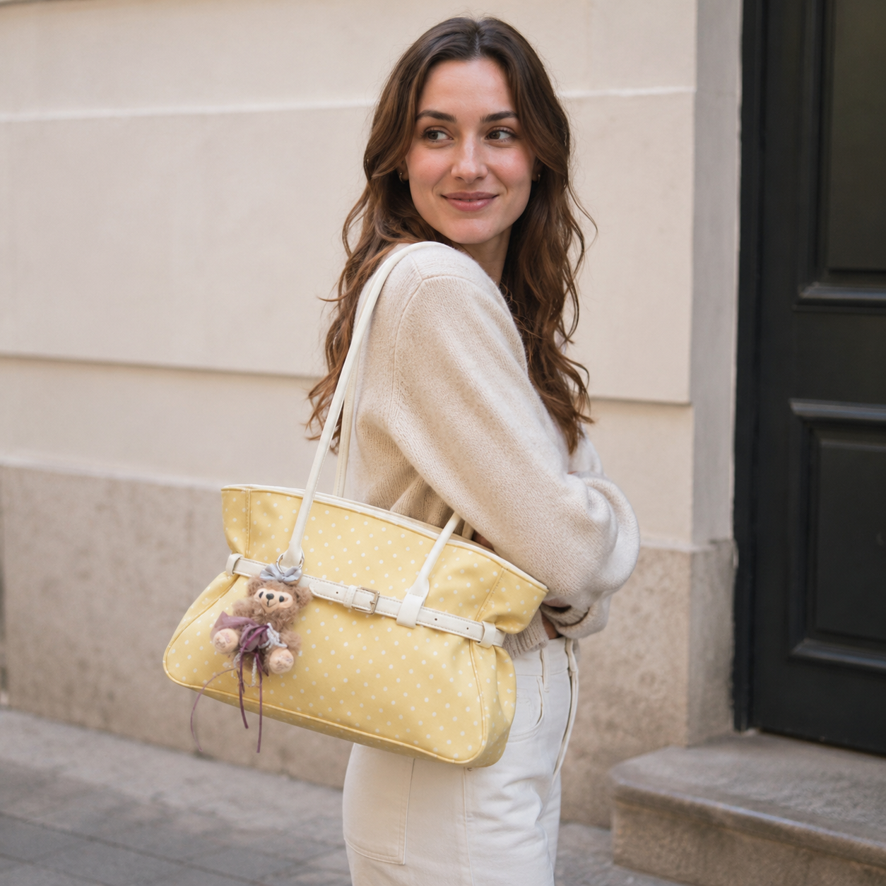 Taffira Polka Dot Tote Bag
