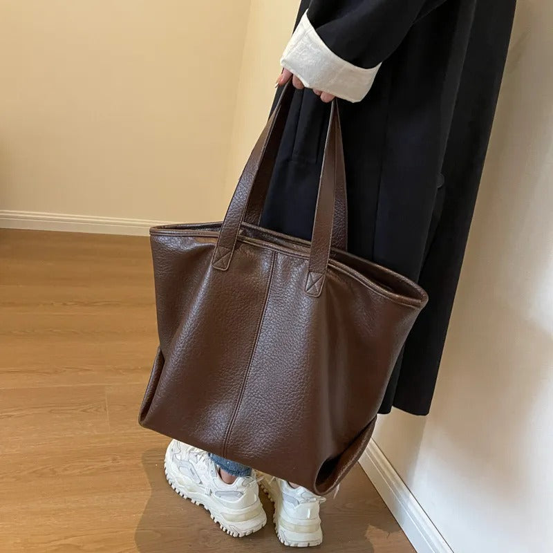 Manya Vegan Leather Tote Bag
