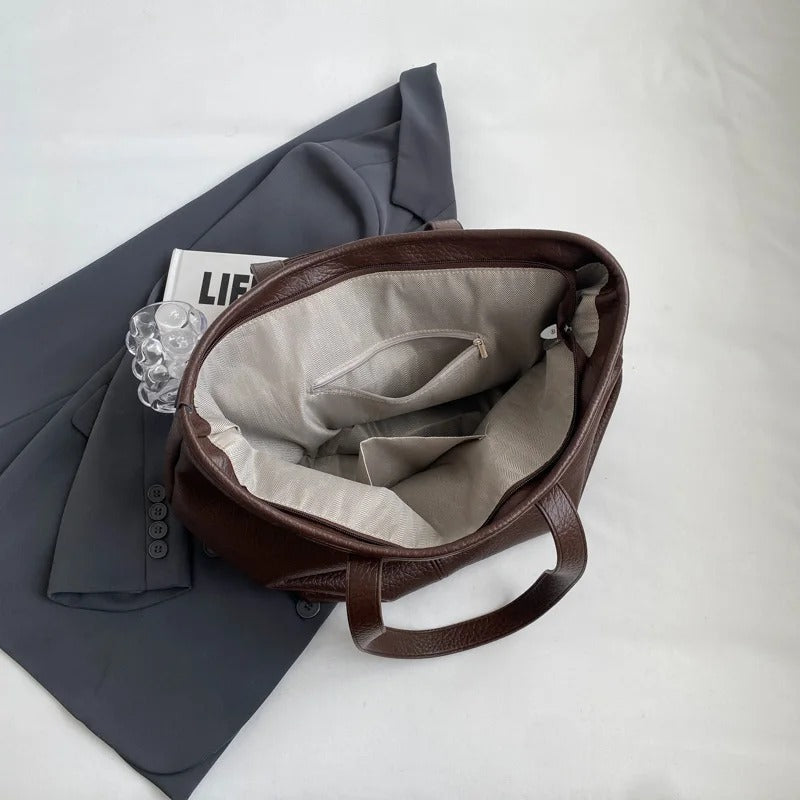 Manya Vegan Leather Tote Bag