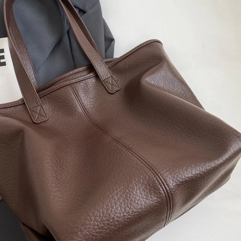 Manya Vegan Leather Tote Bag