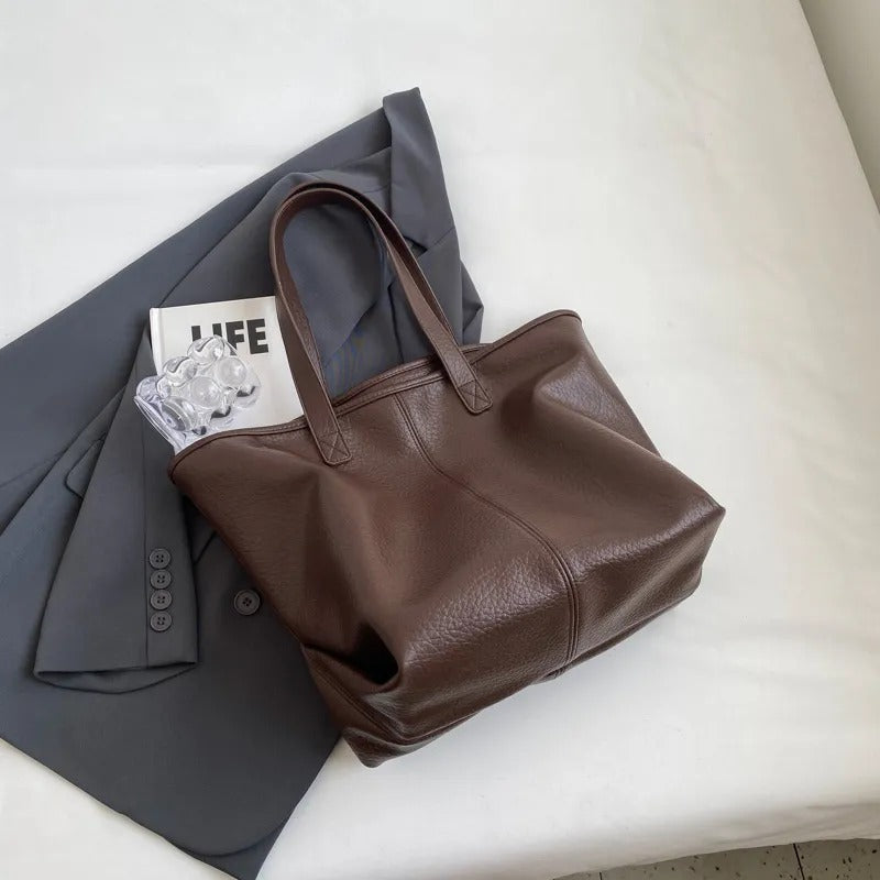 Manya Vegan Leather Tote Bag