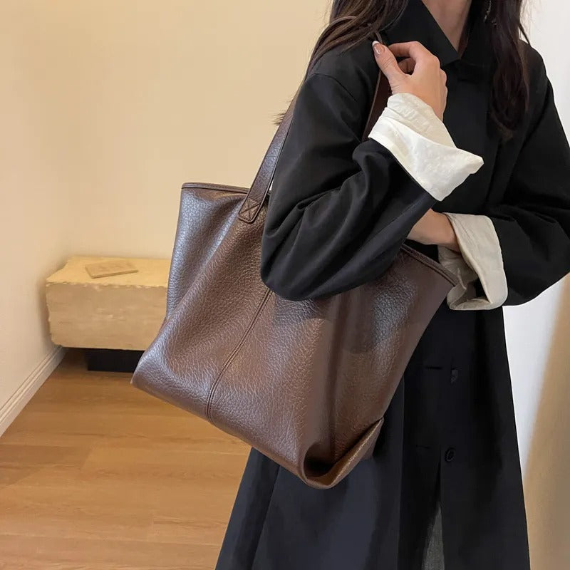 Manya Vegan Leather Tote Bag