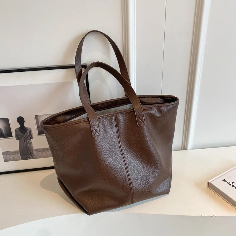 Manya Vegan Leather Tote Bag