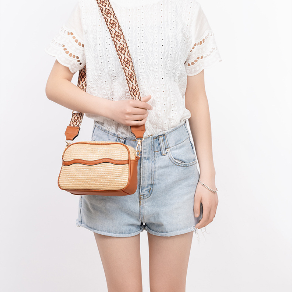 Daphne Vegan Leather Crossbody Bag