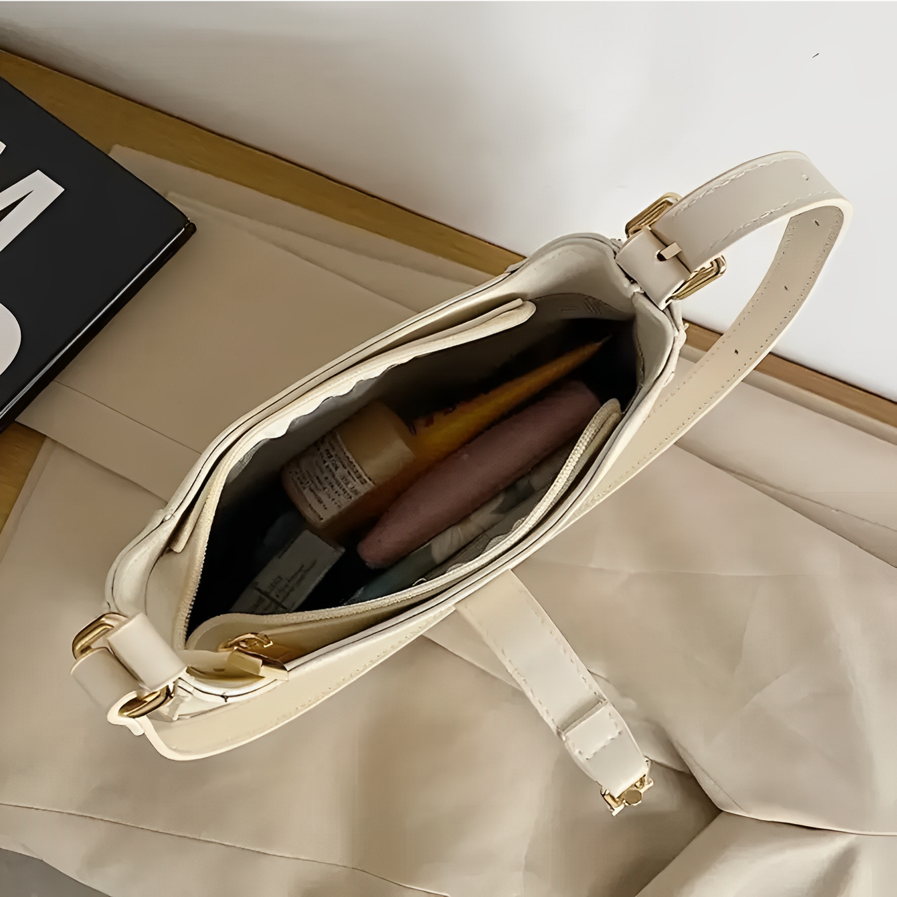 Rivoire Vegan Leather Shoulder Bag