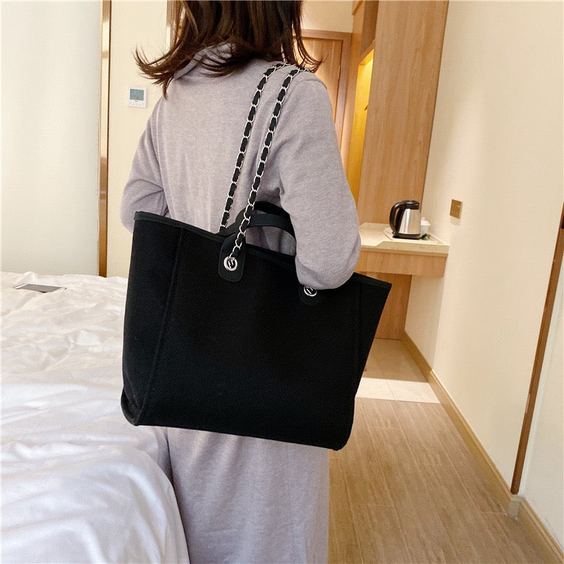 Fulla Vegan Leather Tote Bag