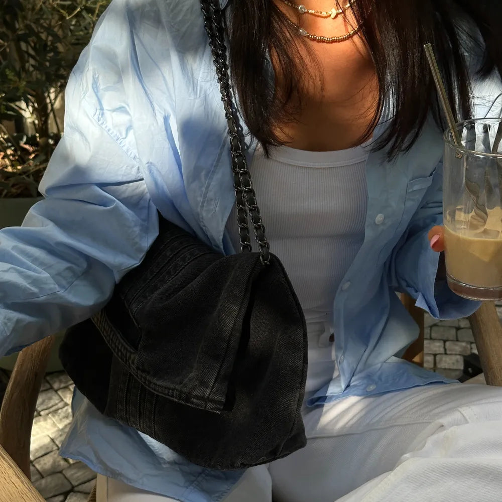 Jeana Vegan Leather Shoulder Bag