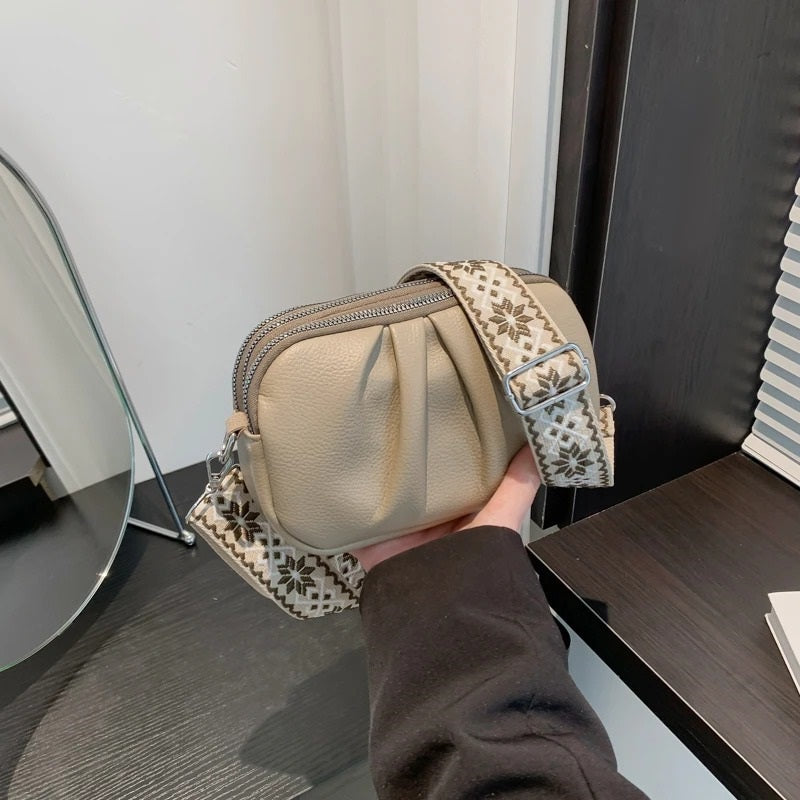Saméria Vegan Leather Crossbody Bag