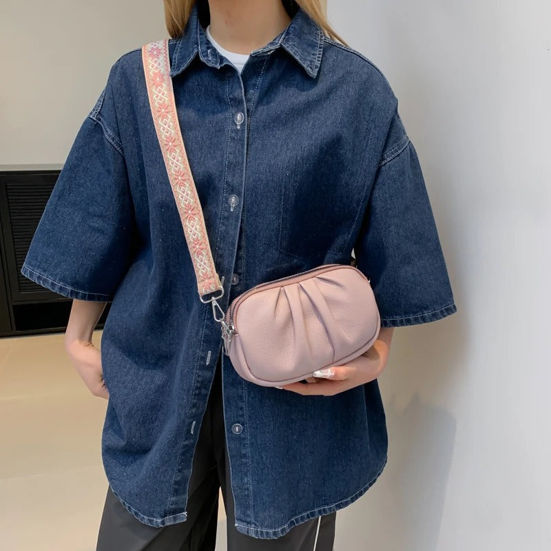 Saméria Vegan Leather Crossbody Bag