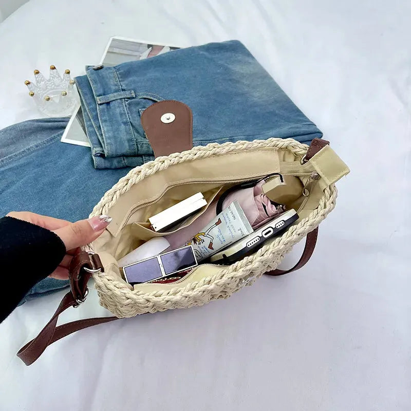 Romienne Vegan Leather Crossbody Bag