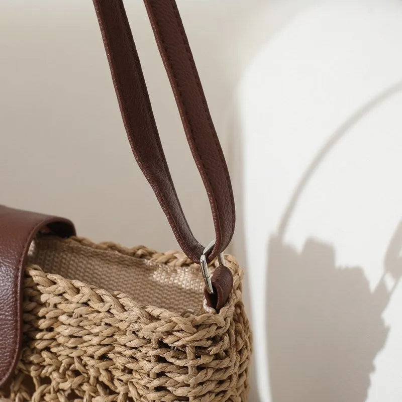 Romienne Vegan Leather Crossbody Bag