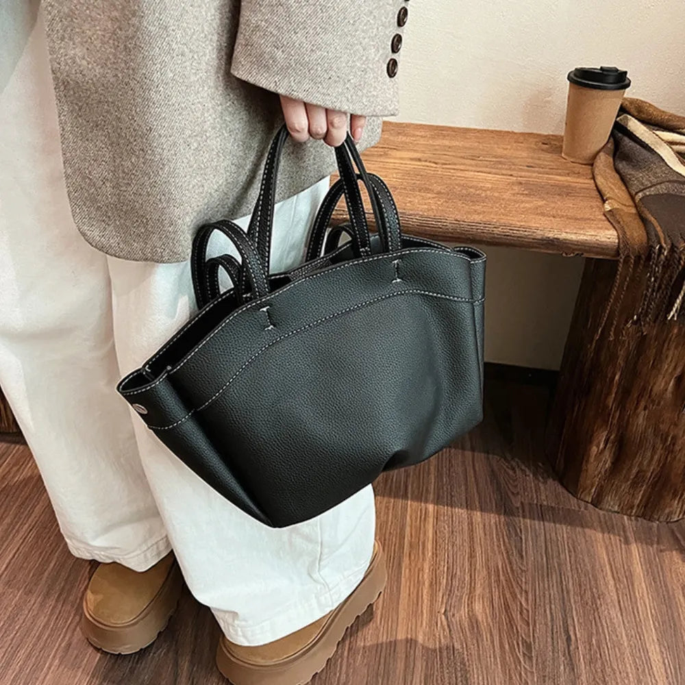 Adoria Vegan Leather Tote Bag
