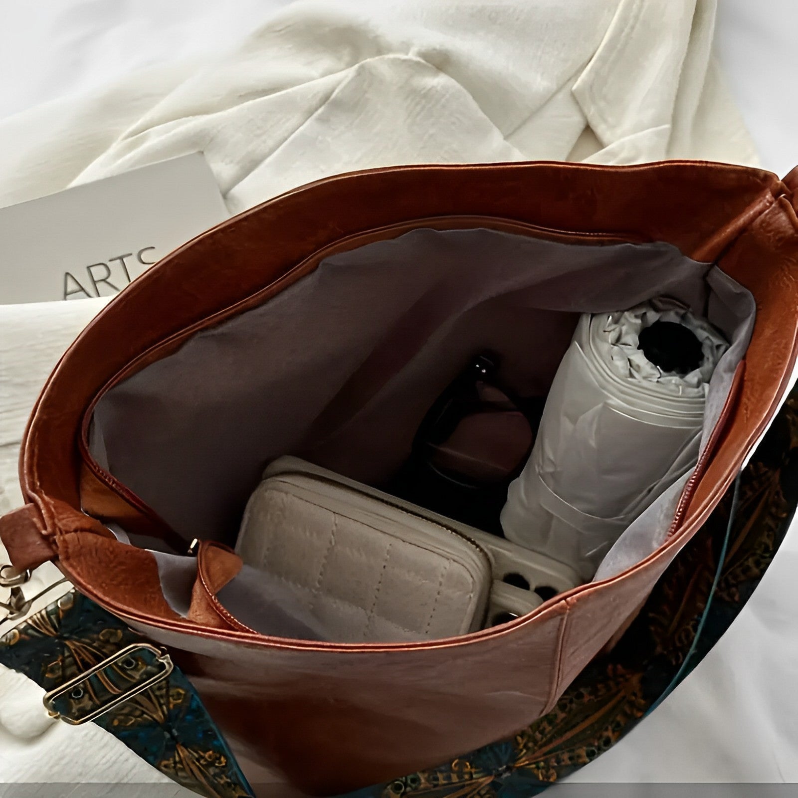 Castille Vegan Leather Crossbody Bag