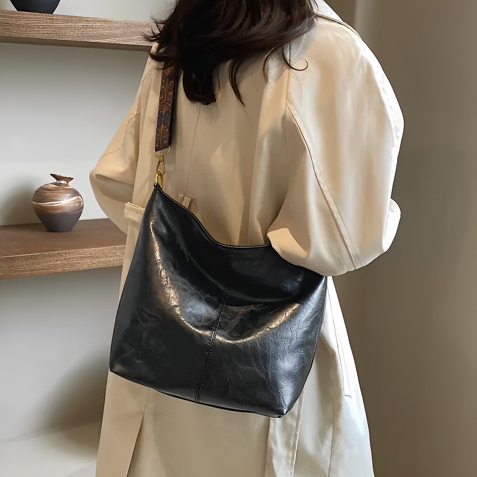 Castille Vegan Leather Crossbody Bag