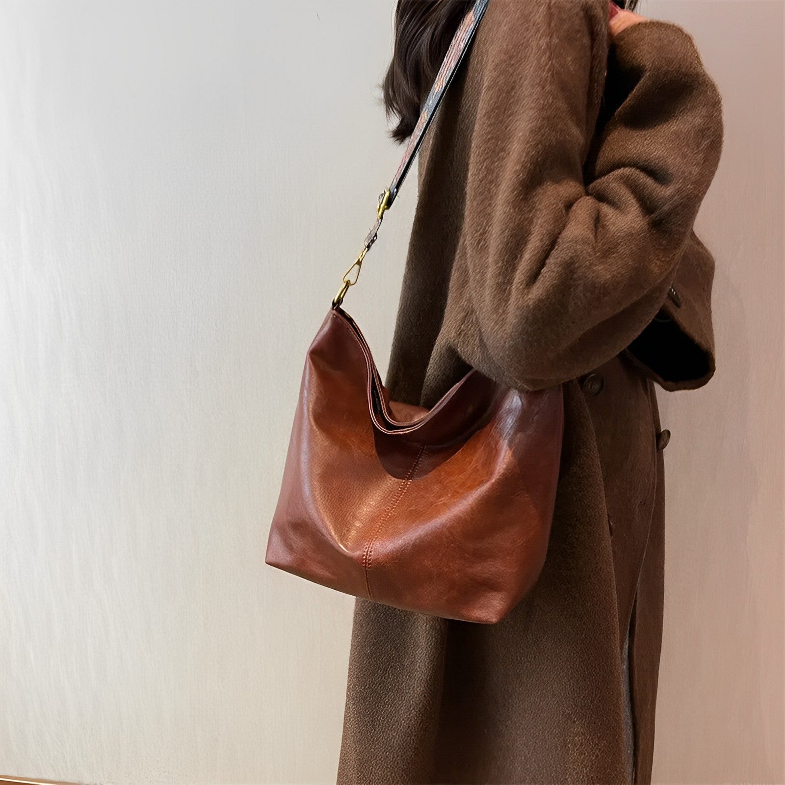 Castille Vegan Leather Crossbody Bag