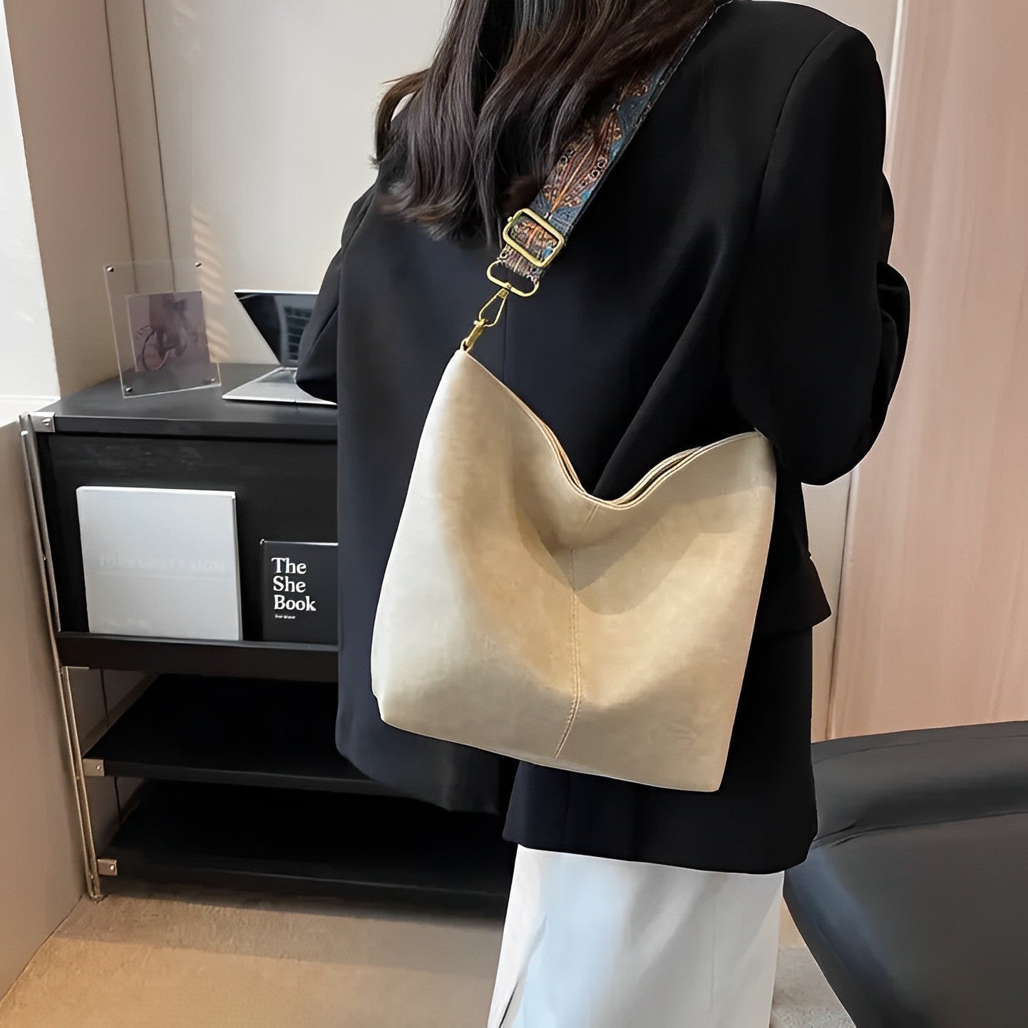 Castille Vegan Leather Crossbody Bag