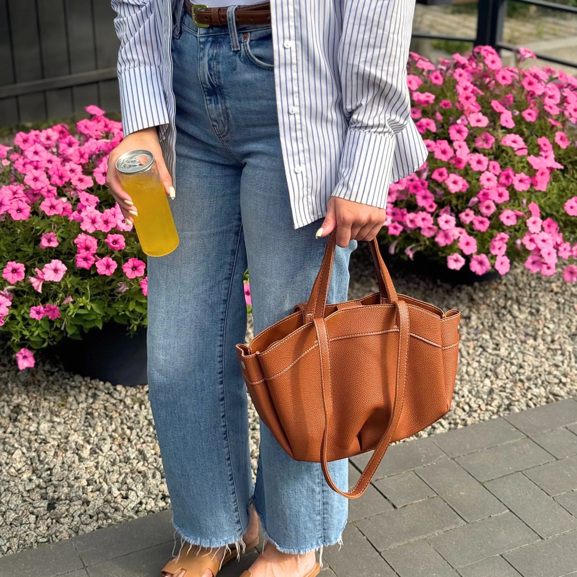 Adoria Vegan Leather Tote Bag