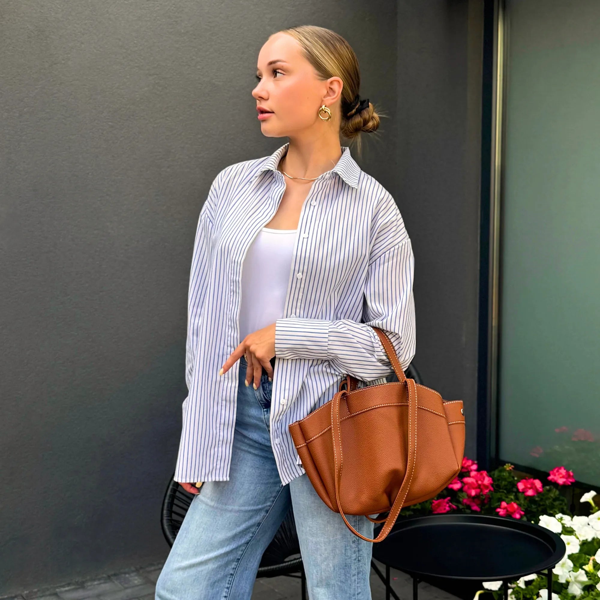 Adoria Vegan Leather Tote Bag