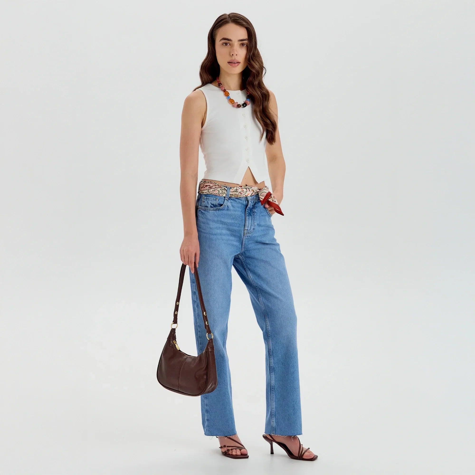 Baya Vegan Leather Crossbody Bag