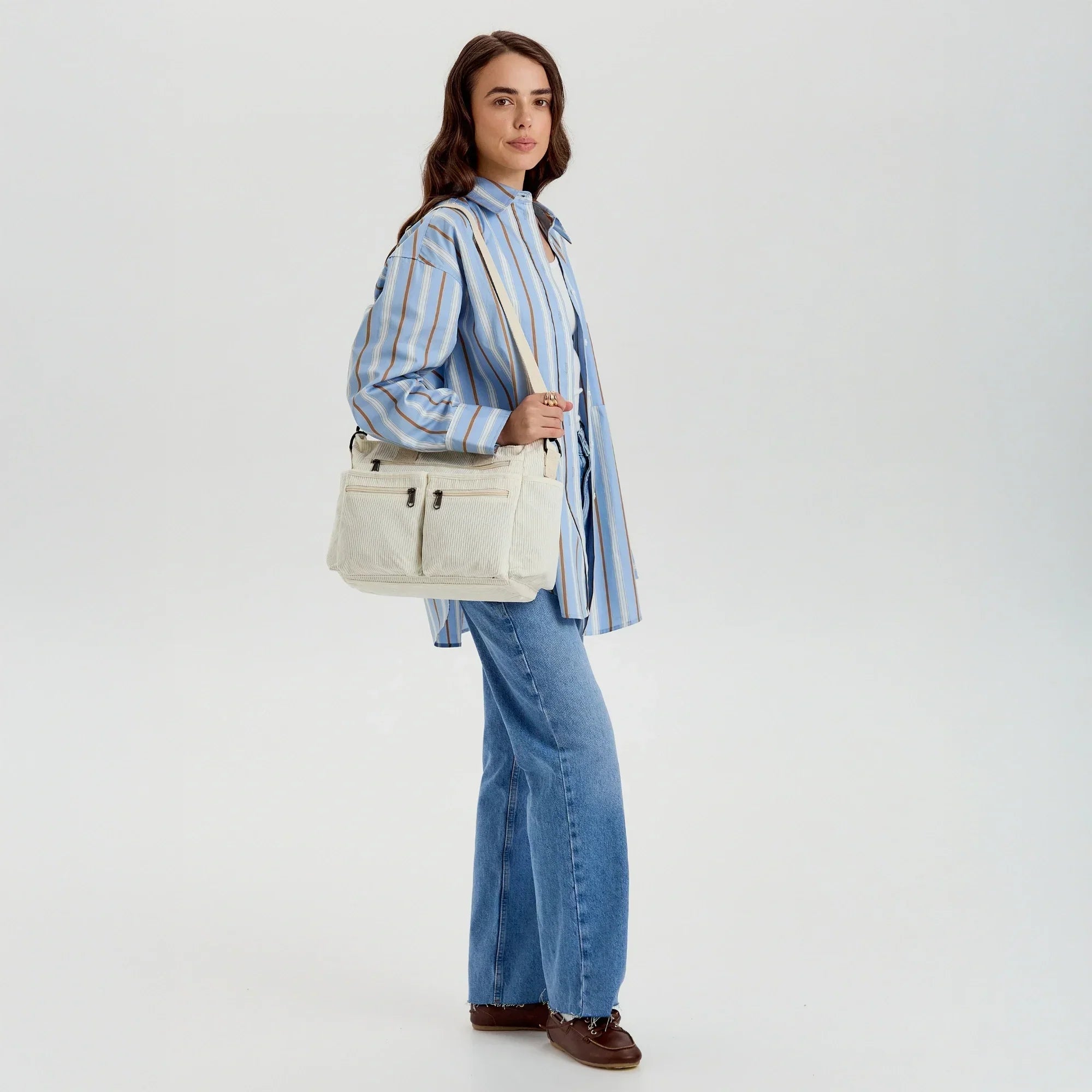 Kanna Vegan Leather Crossbody Bag