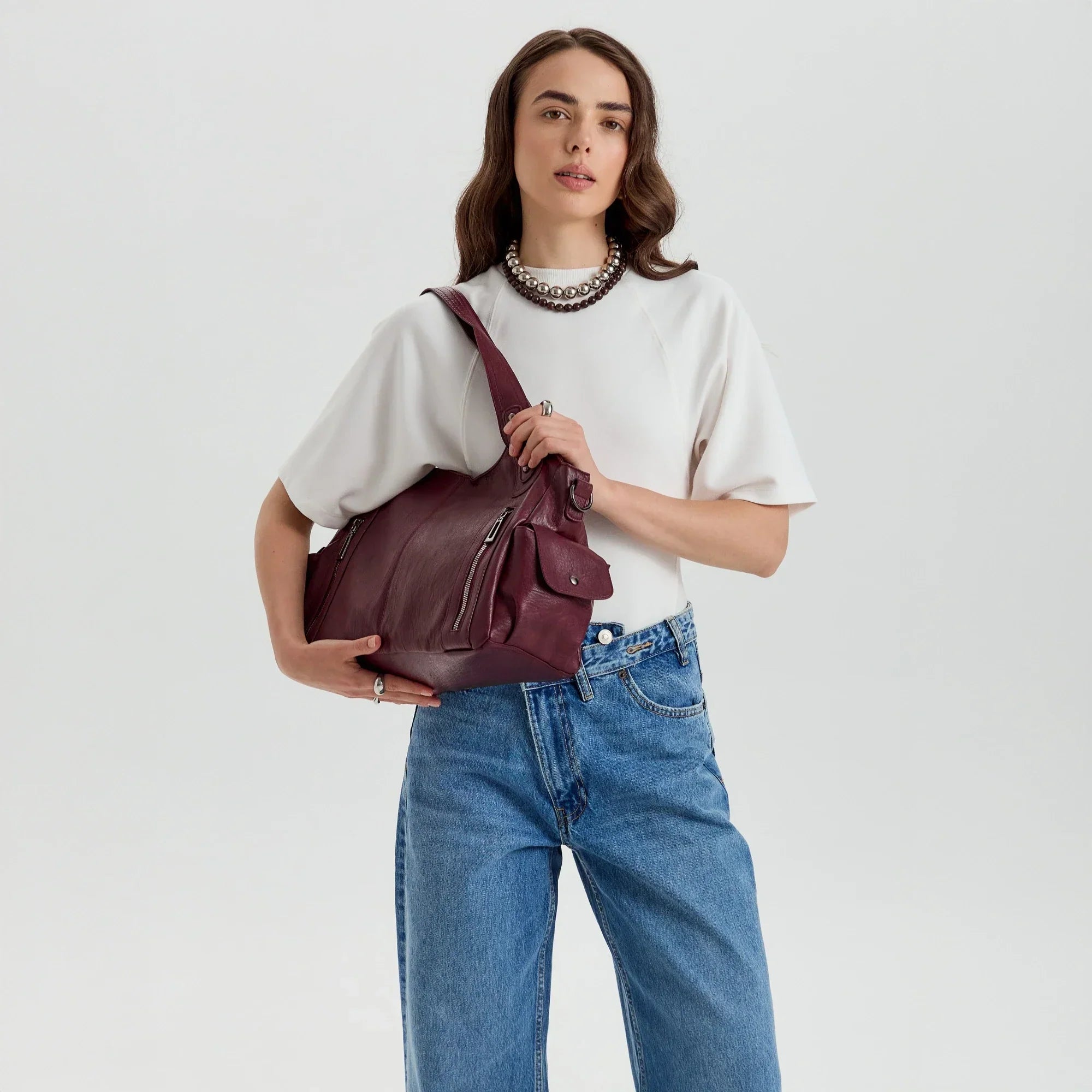 Launa Vegan Leather Crossbody Bag