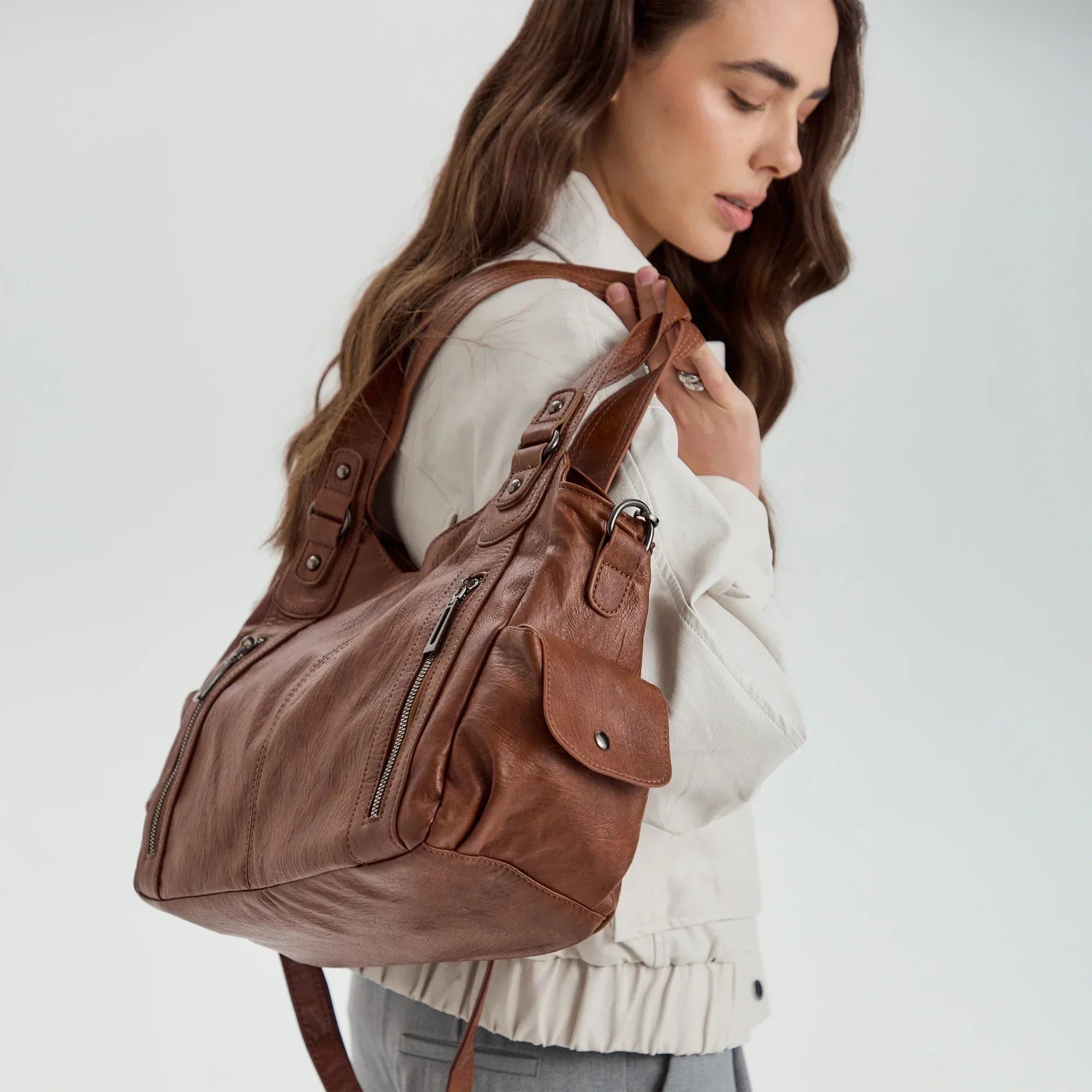 Launa Vegan Leather Crossbody Bag
